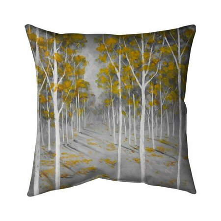FONDO 26 x 26 in. Birch Forest-Double Sided Print Indoor Pillow FO2778197